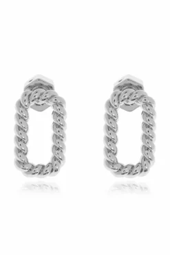 AllSaints SILVER Brass Earrings