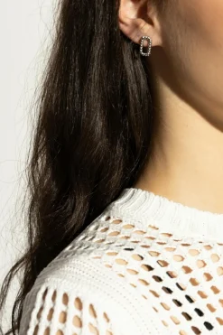 AllSaints SILVER Brass Earrings