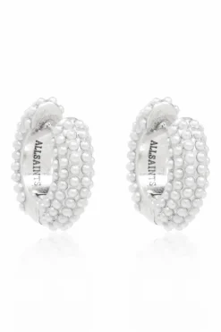 AllSaints SILVER Brass Earrings