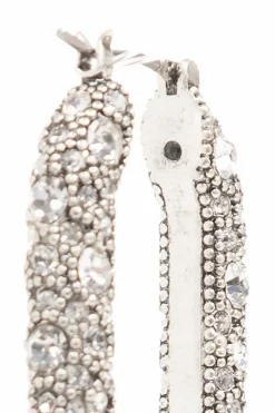 AllSaints SILVER Earrings with zirconia