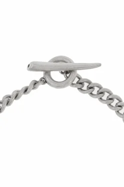 AllSaints SILVER Logo Bracelet