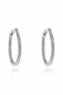 AllSaints SILVER Round earrings