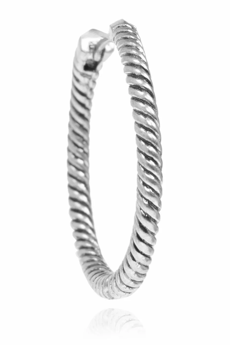 AllSaints SILVER Round earrings