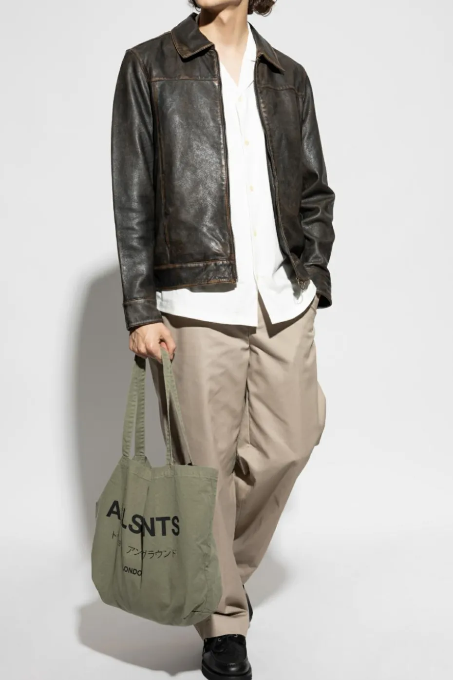 AllSaints WHITE "Hudson" shirt