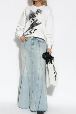 AllSaints WHITE Sweatshirt `Lyss`