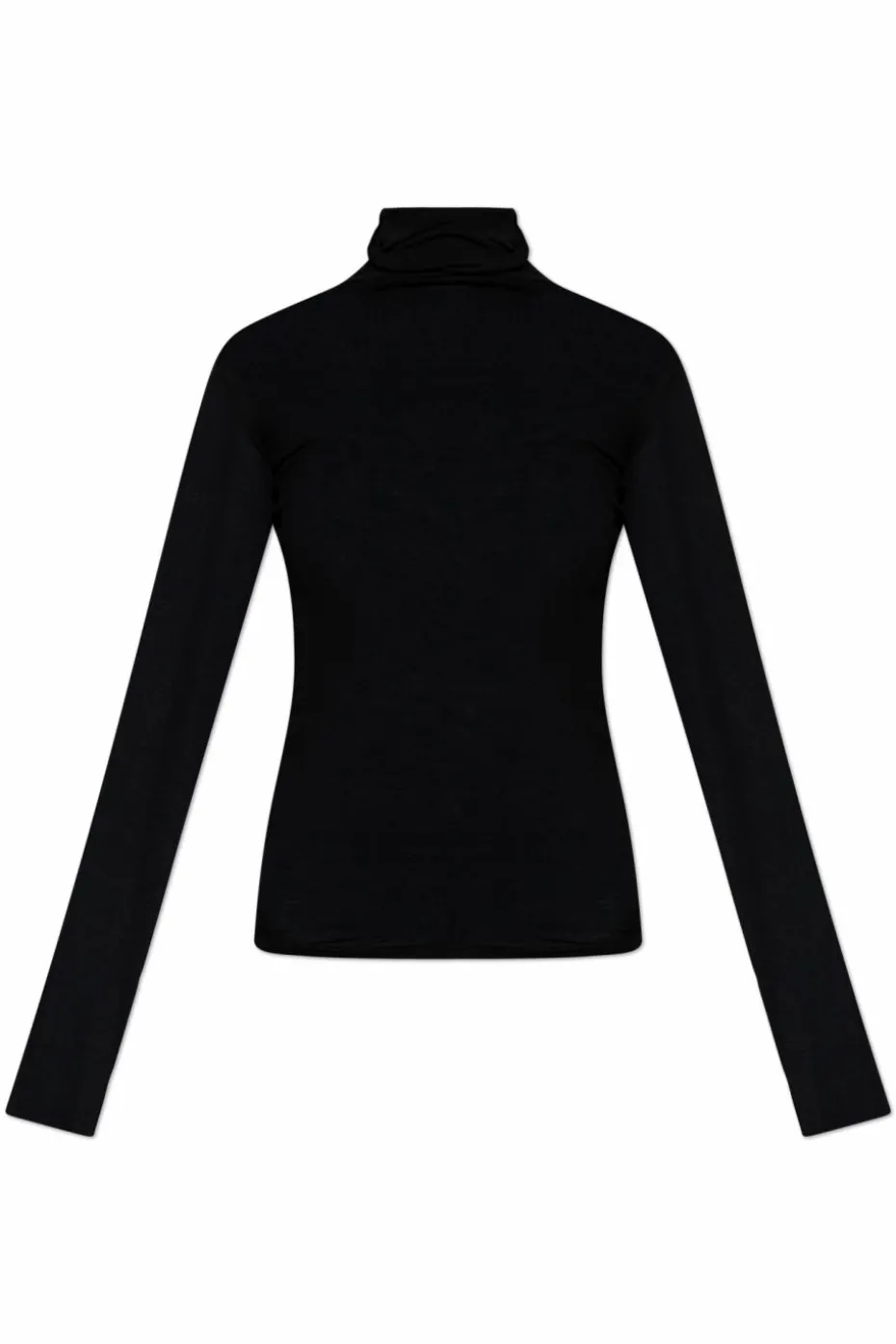 American Vintage BLACK Fitted turtleneck
