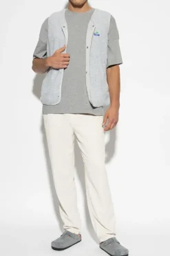 American Vintage GREY T-shirt with a crew neck