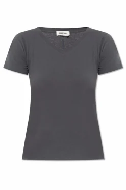 American Vintage GREY V-neck T-shirt