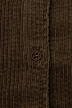 American Vintage Kids BROWN Corduroy shirt
