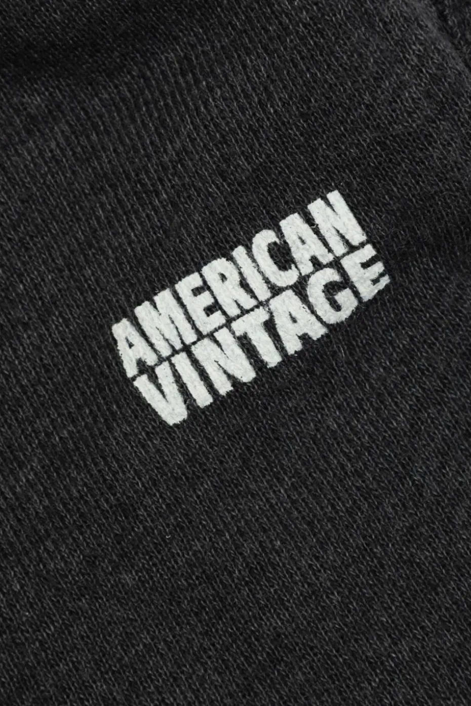 American Vintage Kids GREY Shorts with printed logo