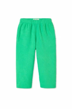 American Vintage Kids GREEN Cotton terry pants