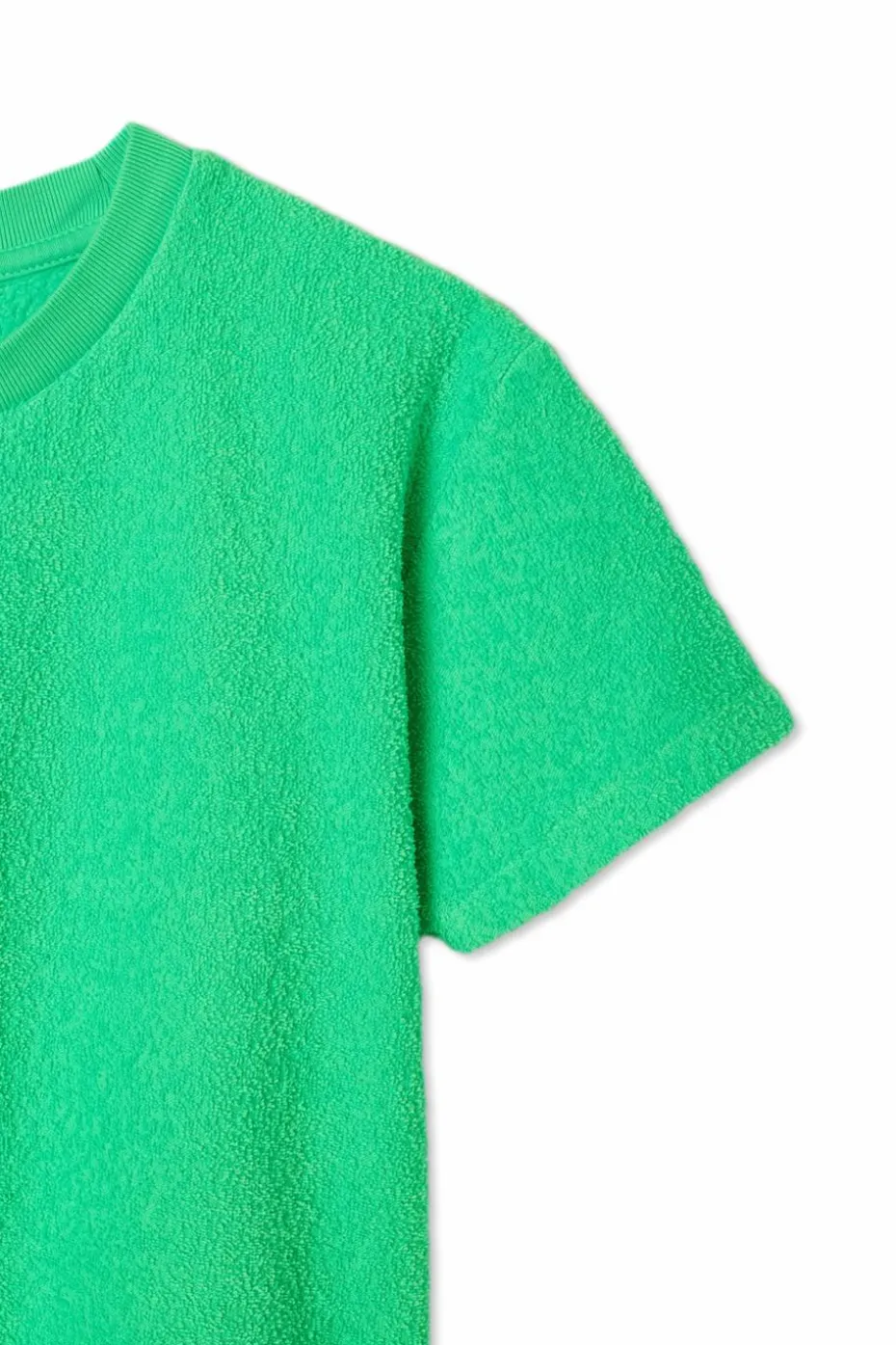 American Vintage Kids GREEN T-shirt with decorative finish