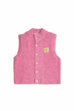 American Vintage Kids PINK Vest with patch