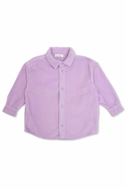 American Vintage Kids PURPLE Corduroy shirt