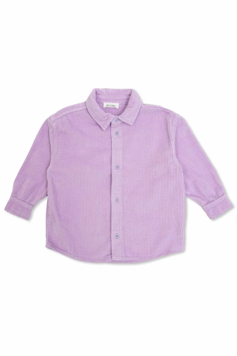 American Vintage Kids PURPLE Corduroy shirt