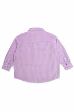 American Vintage Kids PURPLE Corduroy shirt