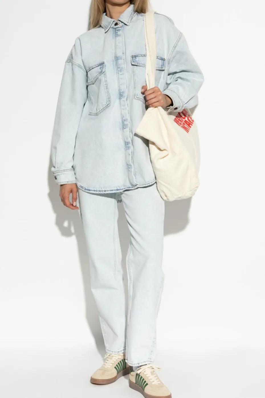 American Vintage light blue Jeans with slightly tapered legs