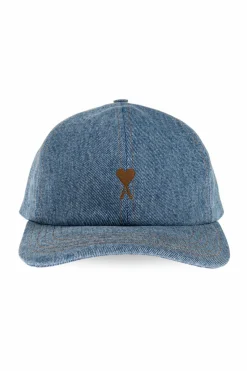 Ami Alexandre Mattiussi BLUE Baseball cap