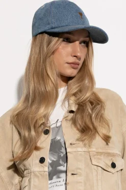 Ami Alexandre Mattiussi BLUE Baseball cap