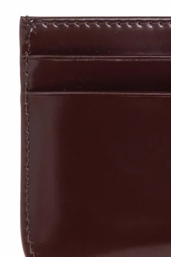 Ami Alexandre Mattiussi BURGUNDY Card holder