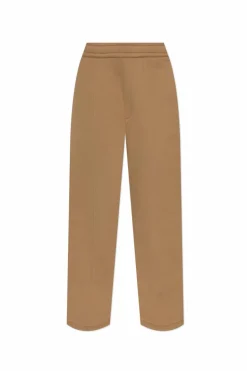 Ami Alexandre Mattiussi beige Sweatpants with stitching