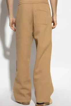 Ami Alexandre Mattiussi beige Sweatpants with stitching