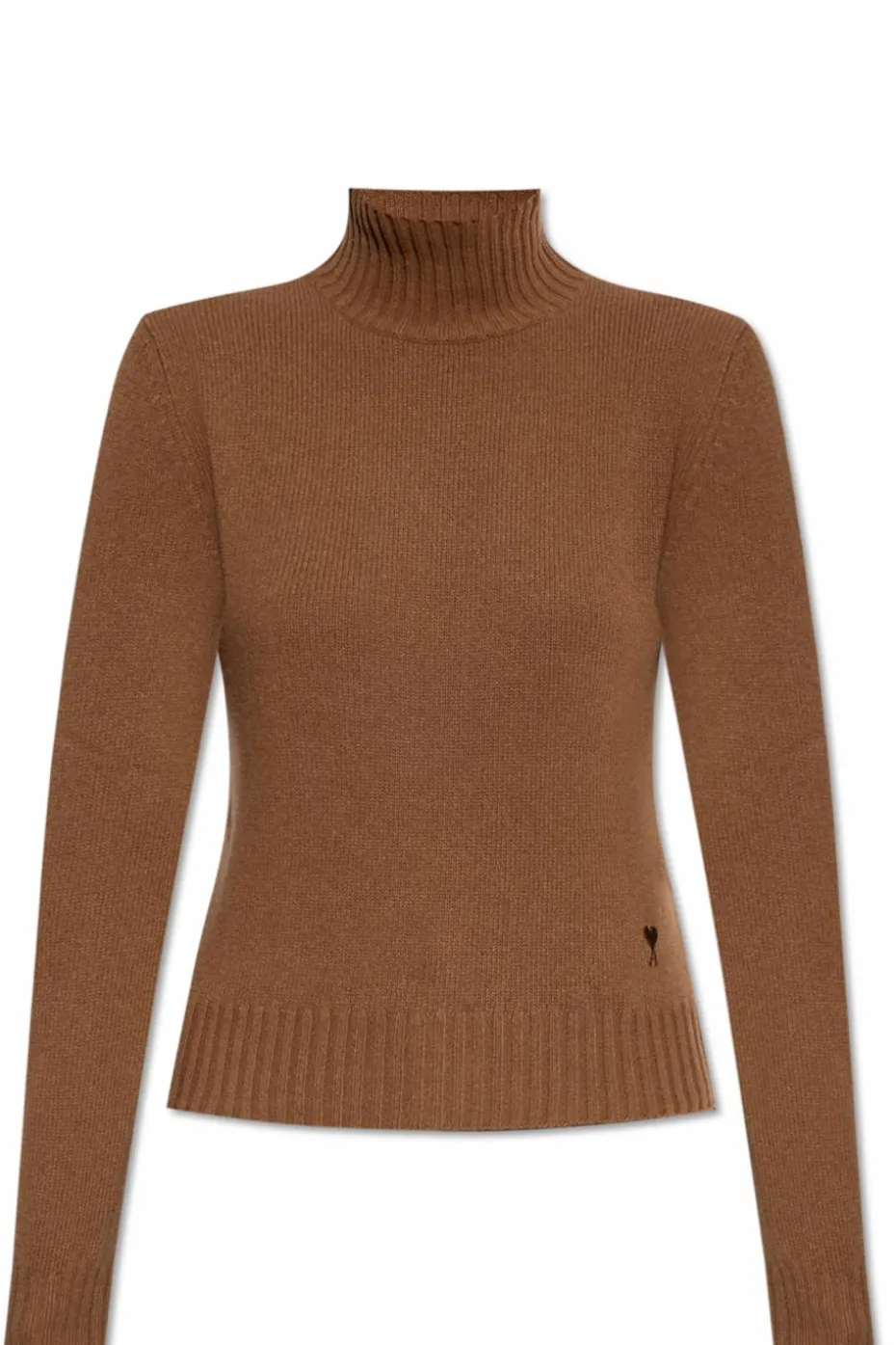 Ami Alexandre Mattiussi BROWN Wool turtleneck