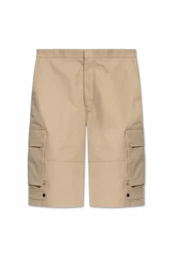 Ami Alexandre Mattiussi beige Logo shorts