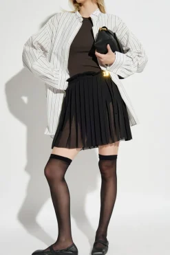 Ami Alexandre Mattiussi BLACK Pleated skirt