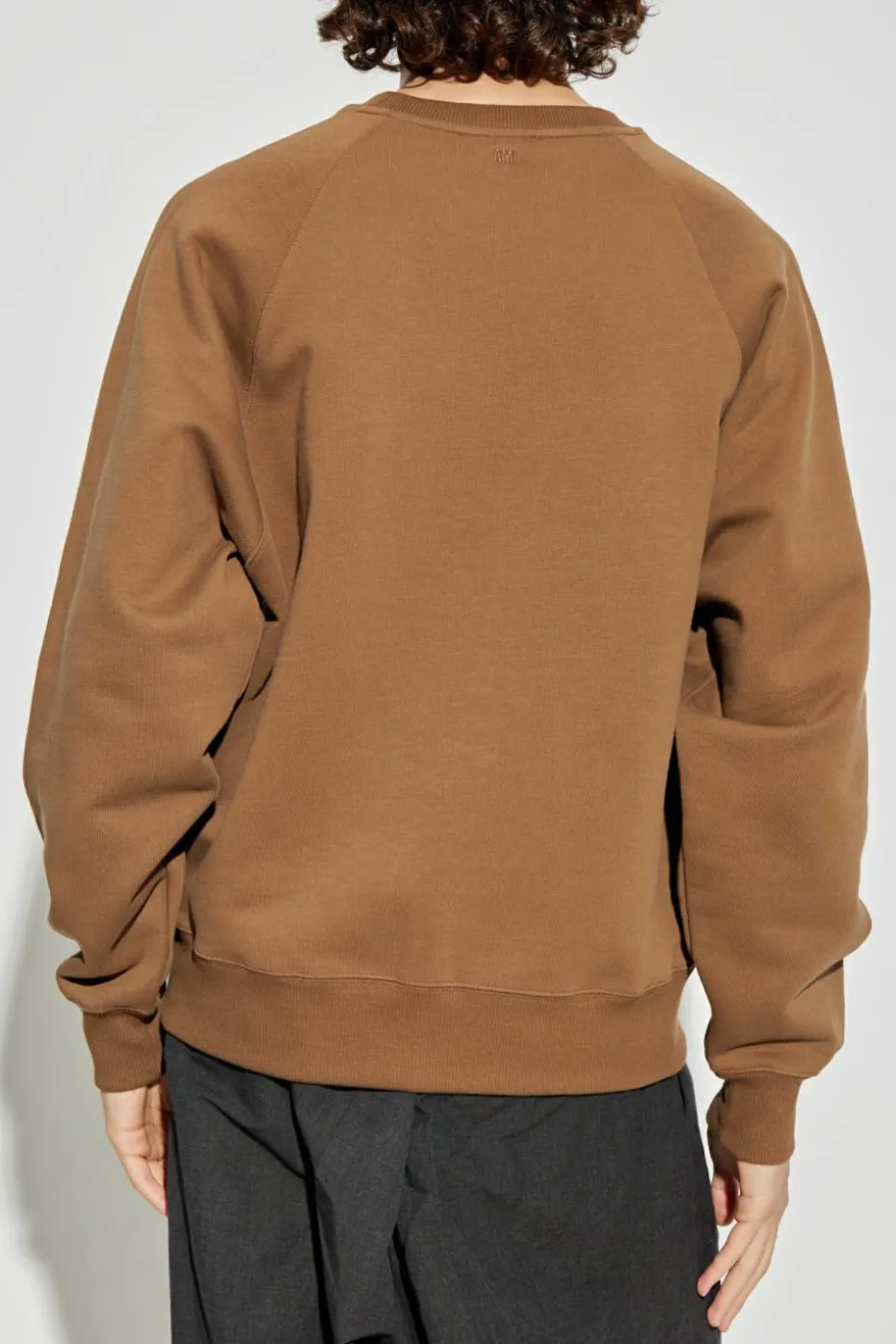 Ami Alexandre Mattiussi BROWN Sweatshirt with logo