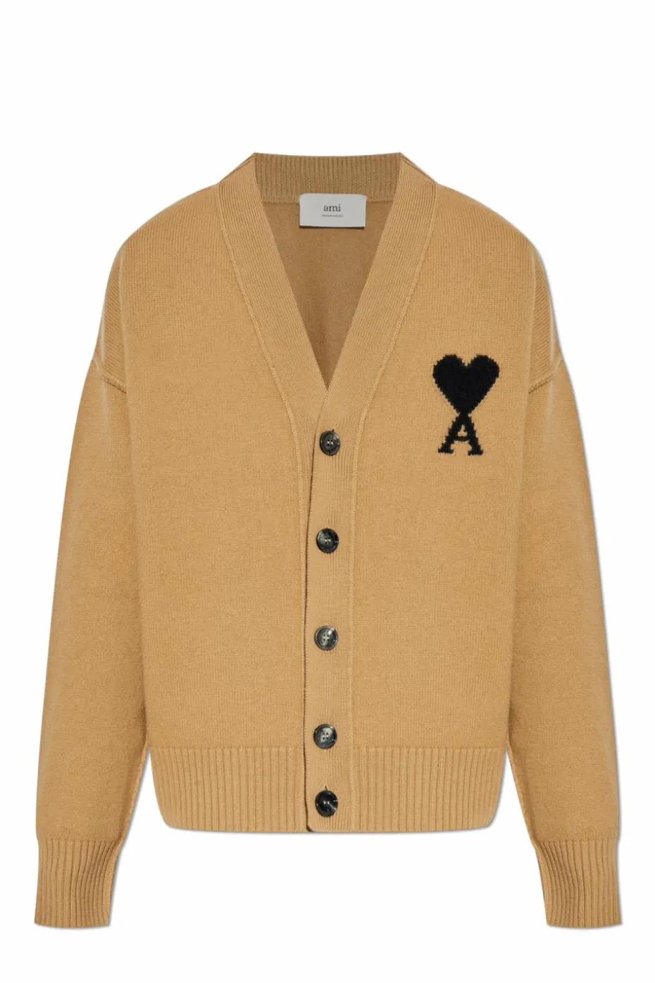 Ami Alexandre Mattiussi BROWN Wool cardigan