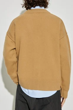 Ami Alexandre Mattiussi BROWN Wool cardigan