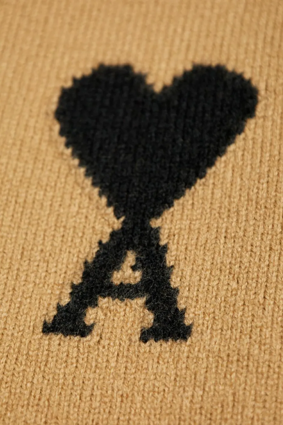 Ami Alexandre Mattiussi BROWN Wool cardigan