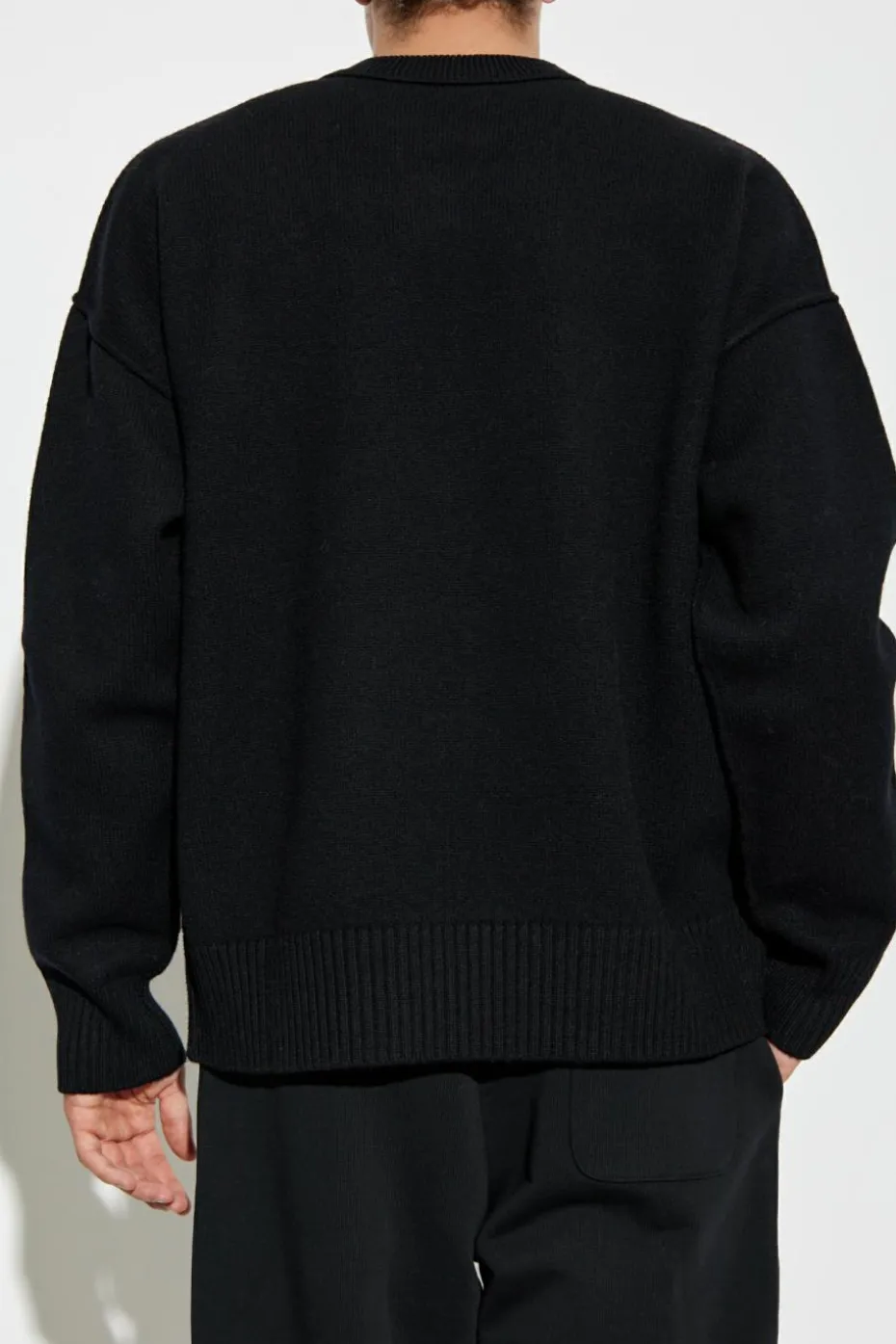 Ami Alexandre Mattiussi BLACK Wool sweater