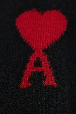 Ami Alexandre Mattiussi BLACK Wool sweater