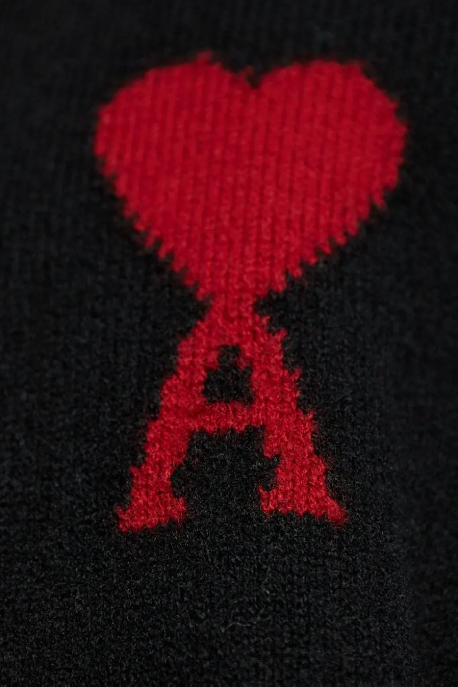 Ami Alexandre Mattiussi BLACK Wool sweater