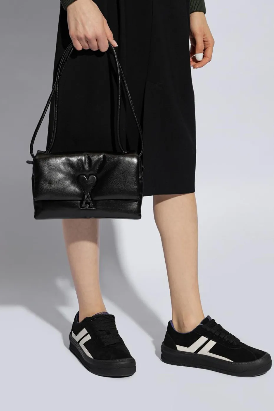 Ami Alexandre Mattiussi BLACK ‘Voulez-Vous’ shoulder bag