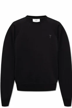 Ami Alexandre Mattiussi BLACK Sweatshirt with logo