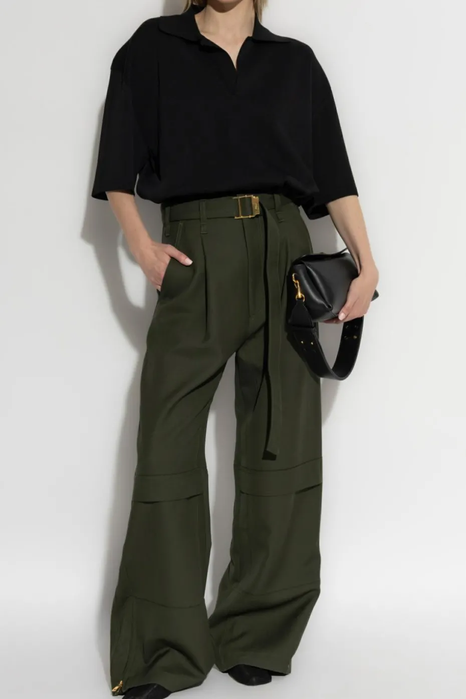 Ami Alexandre Mattiussi BLACK Loose fit polo