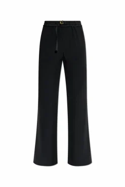 Ami Alexandre Mattiussi BLACK Pants with logo