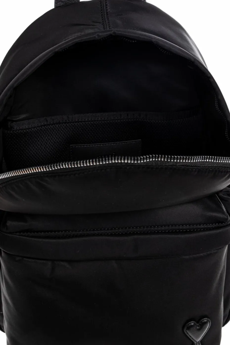 Ami Alexandre Mattiussi BLACK Backpack with logo