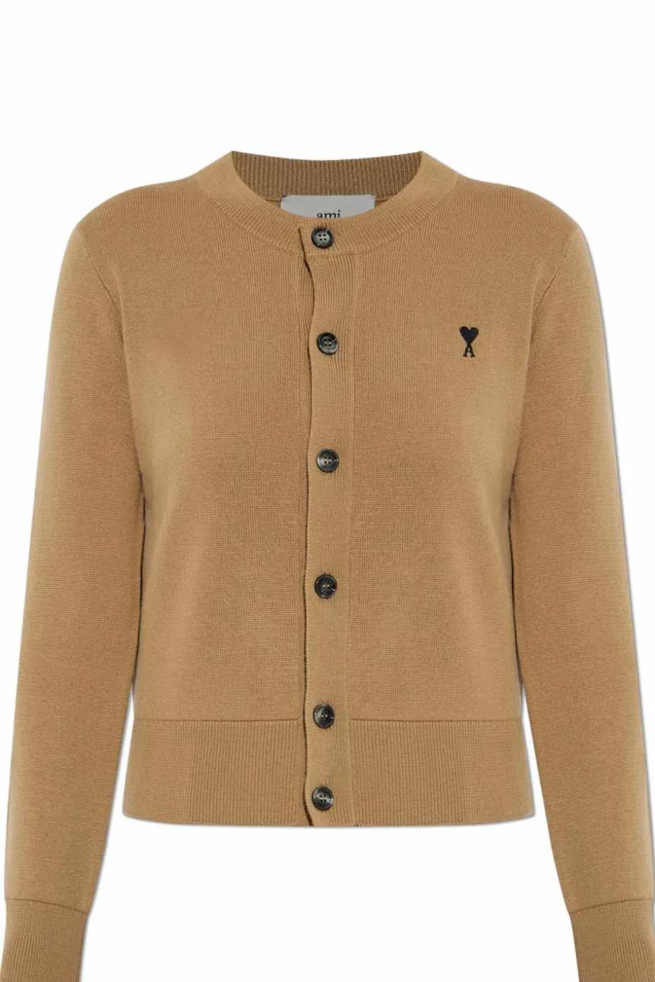 Ami Alexandre Mattiussi beige Wool cardigan