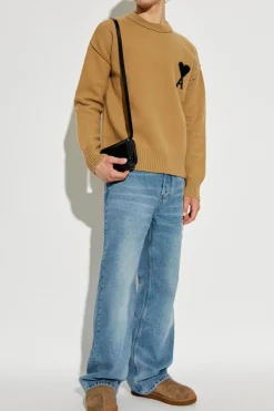Ami Alexandre Mattiussi BROWN Wool sweater