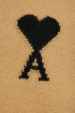 Ami Alexandre Mattiussi beige Wool cardigan