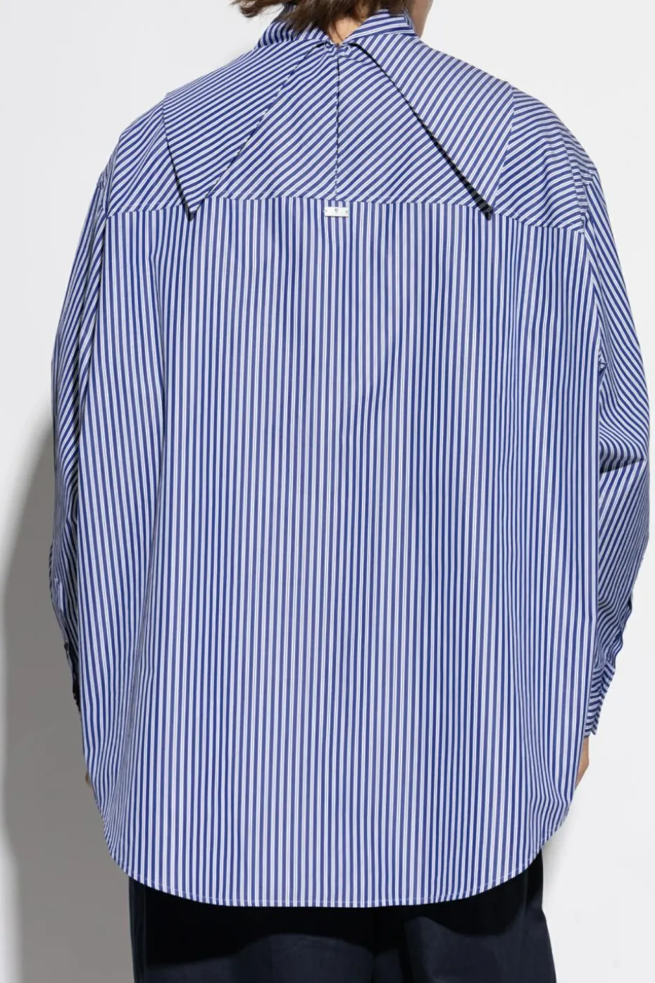 Ami Alexandre Mattiussi BLUE Striped shirt