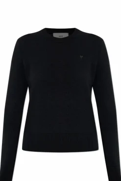 Ami Alexandre Mattiussi BLACK Wool sweater