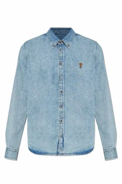 Ami Alexandre Mattiussi BLUE Denim shirt