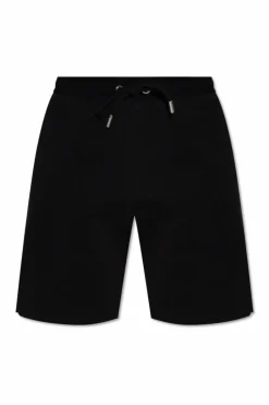 Ami Alexandre Mattiussi BLACK Shorts with logo
