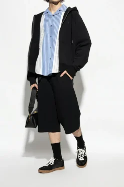 Ami Alexandre Mattiussi BLACK Logo shorts