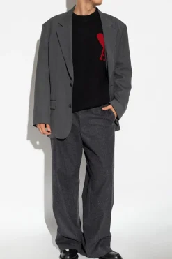 Ami Alexandre Mattiussi BLACK Wool sweater